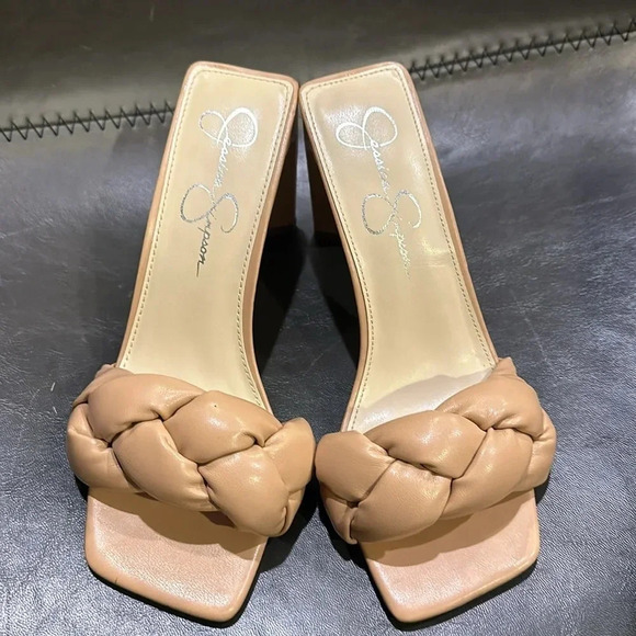 NEW Jessica Simpson sassia woven high heels 6 - Picture 2 of 6